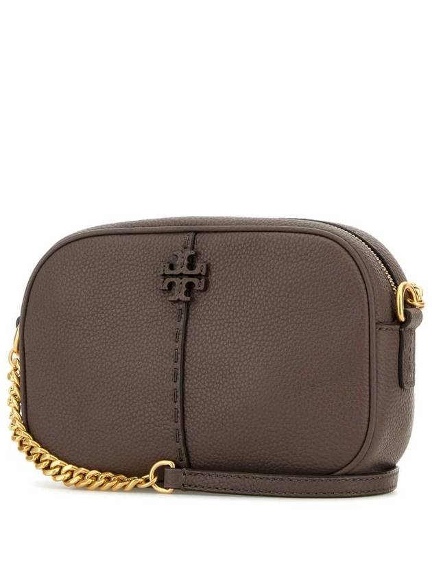 McGraw Logo Camera Shoulder Bag Turtledove - TORY BURCH - BALAAN 3