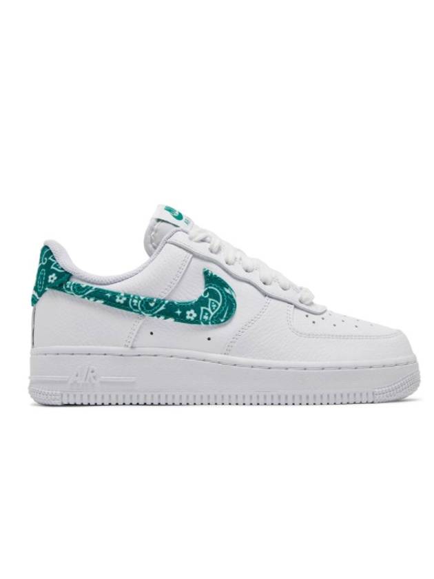 Air Force 1 '07 Essential Low Top Sneakers White Malachite - NIKE - BALAAN 1