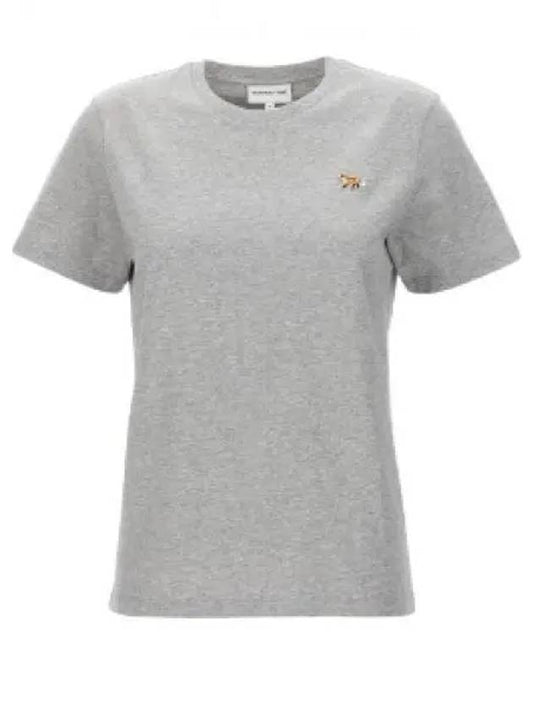 Baby Fox Patch Regular Short Sleeve T-Shirt Grey - MAISON KITSUNE - BALAAN 2