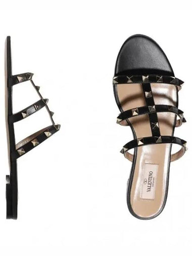 Rockstud flat sandals - VALENTINO - BALAAN 1