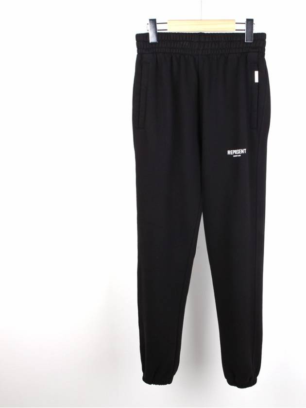 Club Logo Training Pants Black M08175 01 - REPRESENT - BALAAN 1