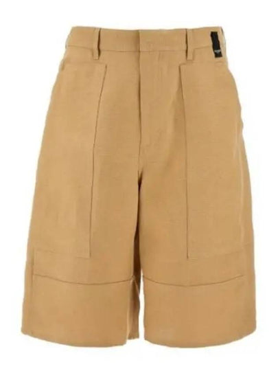 Bermuda Shorts Beige - FENDI - BALAAN 2