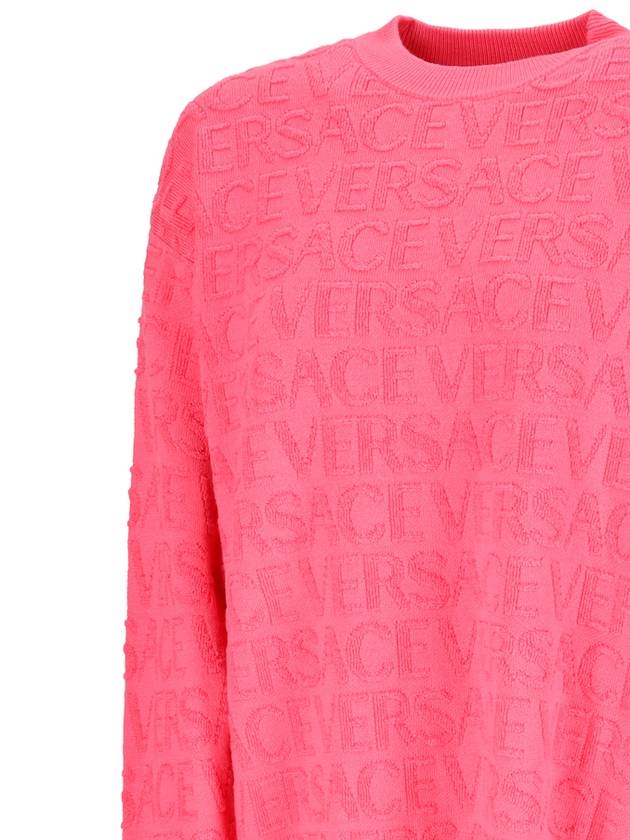 Sweater 10109591A07726 1PO20 Pink - VERSACE - BALAAN 4