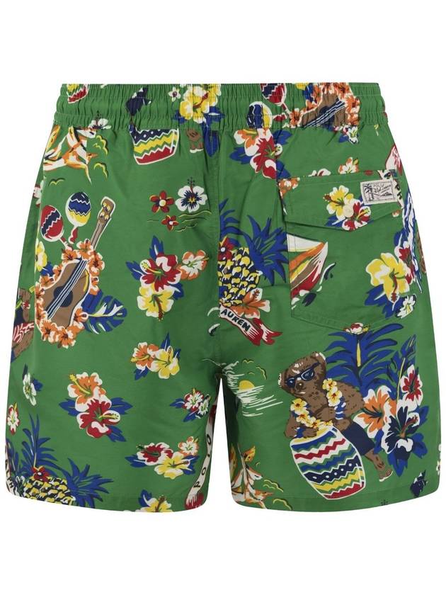 graphic print swim shorts 710936081001 - POLO RALPH LAUREN - BALAAN 3