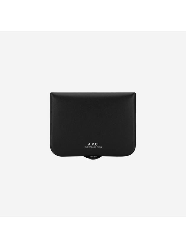 Josh Leather Coin Wallet Black - A.P.C. - BALAAN 2