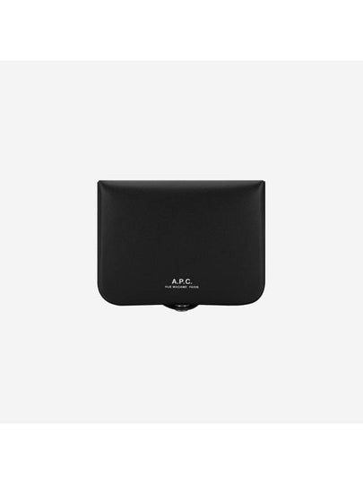 Josh Leather Coin Wallet Black - A.P.C. - BALAAN 2