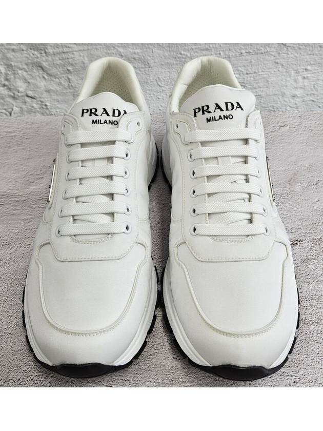 Prax 1 Re-Nylon Low Top Sneakers White - PRADA - BALAAN 4