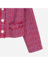 tweed jacket pink - MAJE - BALAAN 5