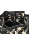 Check Drawstring Pouch Bag Black - BURBERRY - BALAAN 7