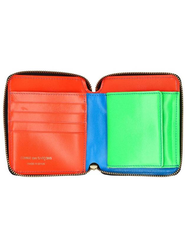 Comme Des Garçons Super Fluo Zip Around Wallet - COMME DES GARCONS - BALAAN 3