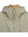 Shell R Mix Goggle Hooded Padded Vest Sage - CP COMPANY - BALAAN 8