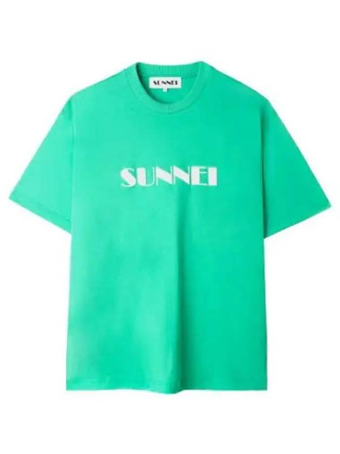 Classic Logo Spray T Shirt Emerald Green - SUNNEI - BALAAN 1