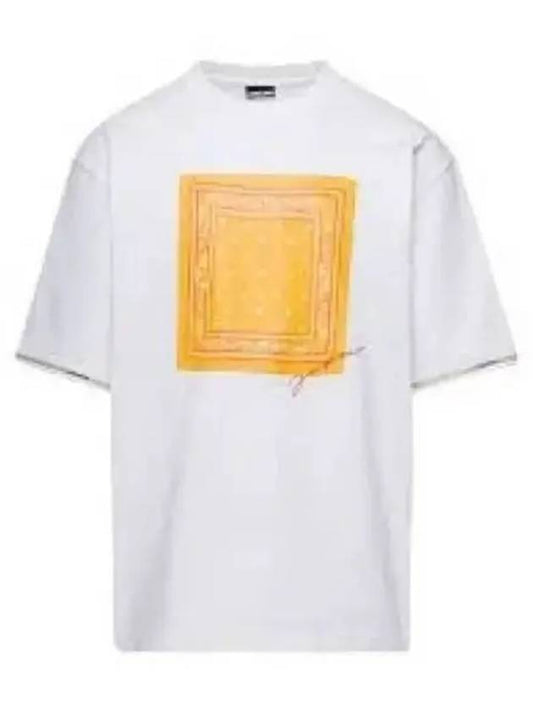 Le TToalha Bandana Logo Print Cotton Short Sleeves T-Shirt White - JACQUEMUS - BALAAN 2