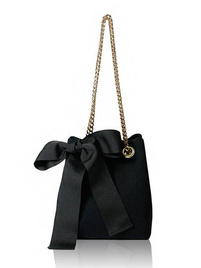 Women's Ribbon Mini Bag Black - SUIN - BALAAN 2