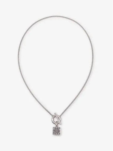 Anagram Pendant Necklace Silver - LOEWE - BALAAN 1