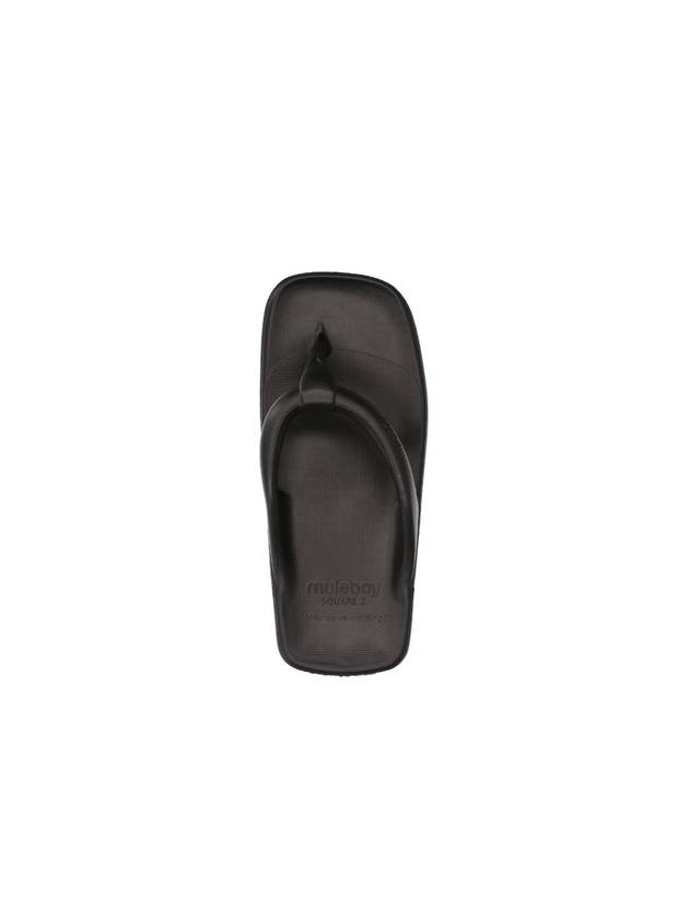 Square Jet Flip Flops Black - MULEBOY - BALAAN 1