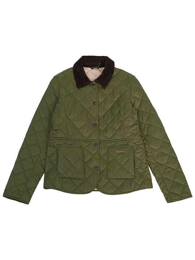 Deveron Quilting Jacket Pale Pink Olive - BARBOUR - BALAAN 2