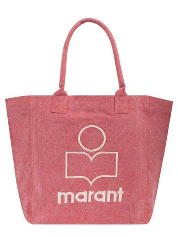 Yenky Embroidered Logo Small Tote Bag Pink - ISABEL MARANT - BALAAN 1