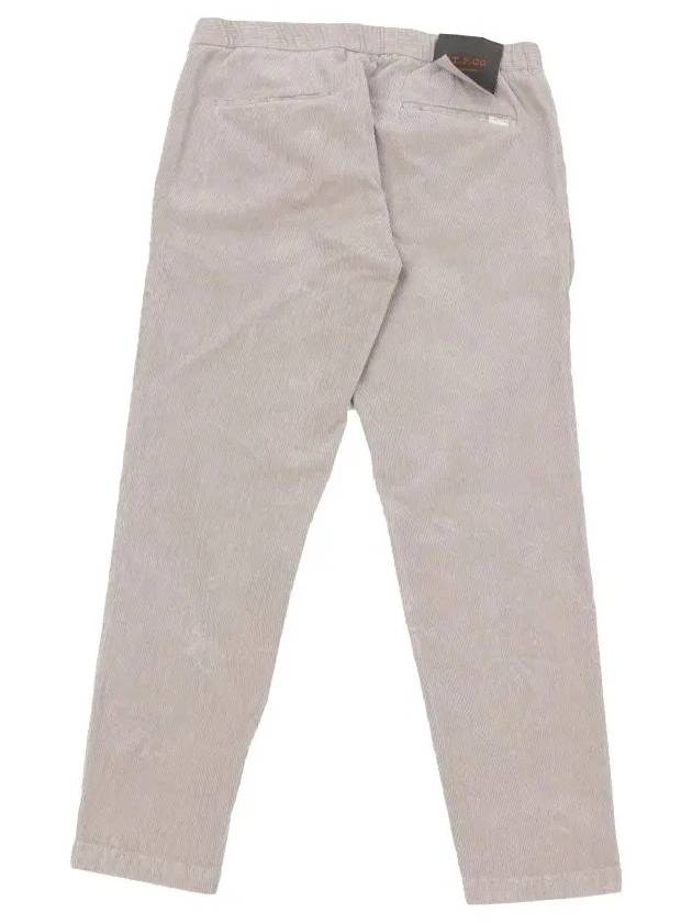 Men's Corduroy Tapered Fit Banding Pants PT177 GR - IKALOOOK - BALAAN 5