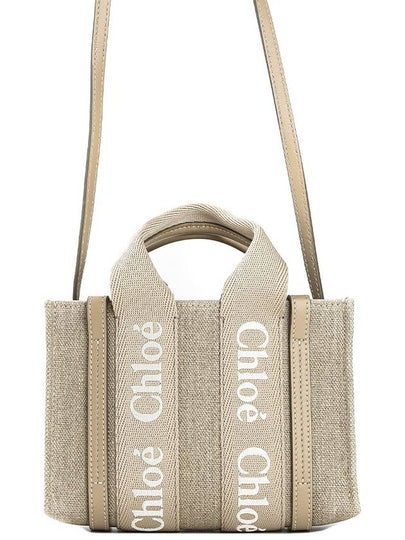 Woody Mini Tote Bag Beige - CHLOE - BALAAN 2