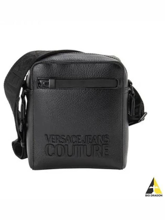 Lettering Logo Cross Bag Black 75YA4B75 ZG128 - VERSACE - BALAAN 1