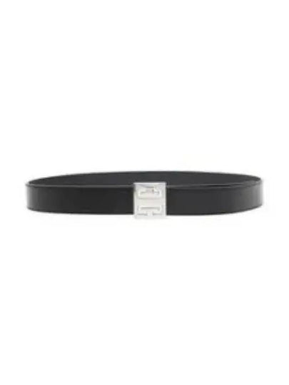 Men's 4G Logo Grain Leather Reversible Belt Black - GIVENCHY - BALAAN 2