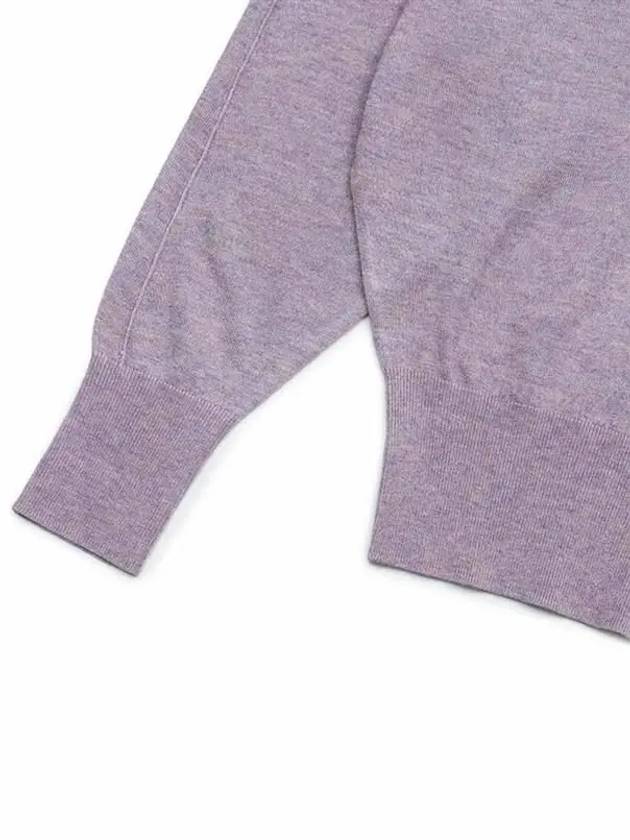 Milane Jumper V-Neck Knit Top Lilac - ISABEL MARANT - BALAAN 5