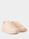 Box Leather Low-Top Sneakers Pink - BURBERRY - BALAAN 3