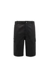 Bokeh Flower Button Cotton Shorts Black - KENZO - BALAAN 2