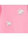 Kids Sheep Shark Sweatshirt Pink F24023 018FY - THE ANIMALS OBSERVATORY - BALAAN 4