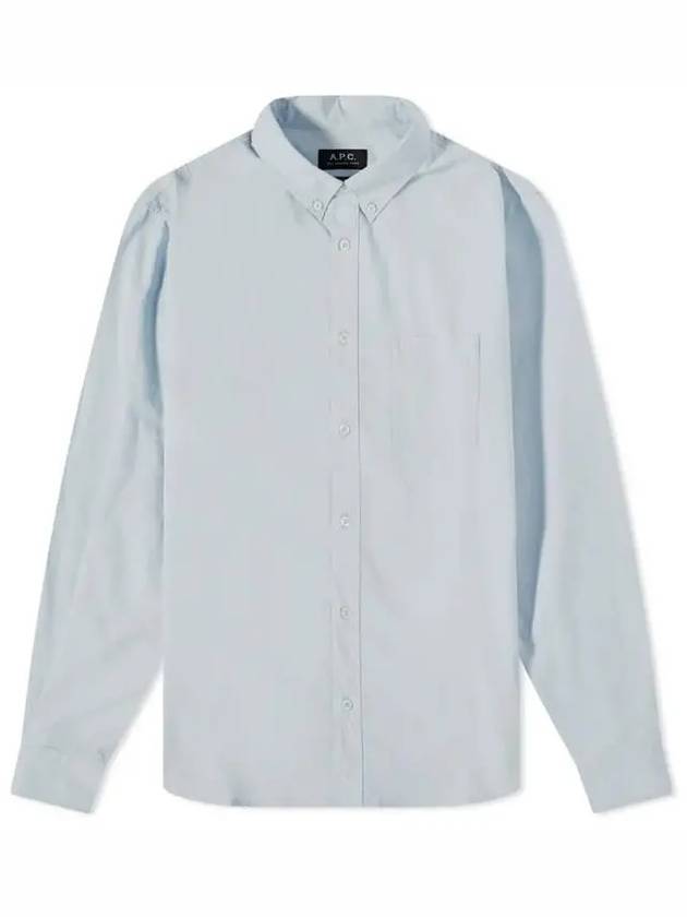 Edouard Long Sleeve Shirt Blue - A.P.C. - BALAAN 2