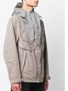 Hodded Mid-Layer Hooded Jacket Granit Grey - TEN C - BALAAN 3