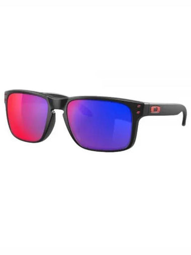 Holbrook Matte Black Positive Red Iridium OO9102 36OO9102 3655 - OAKLEY - BALAAN 1