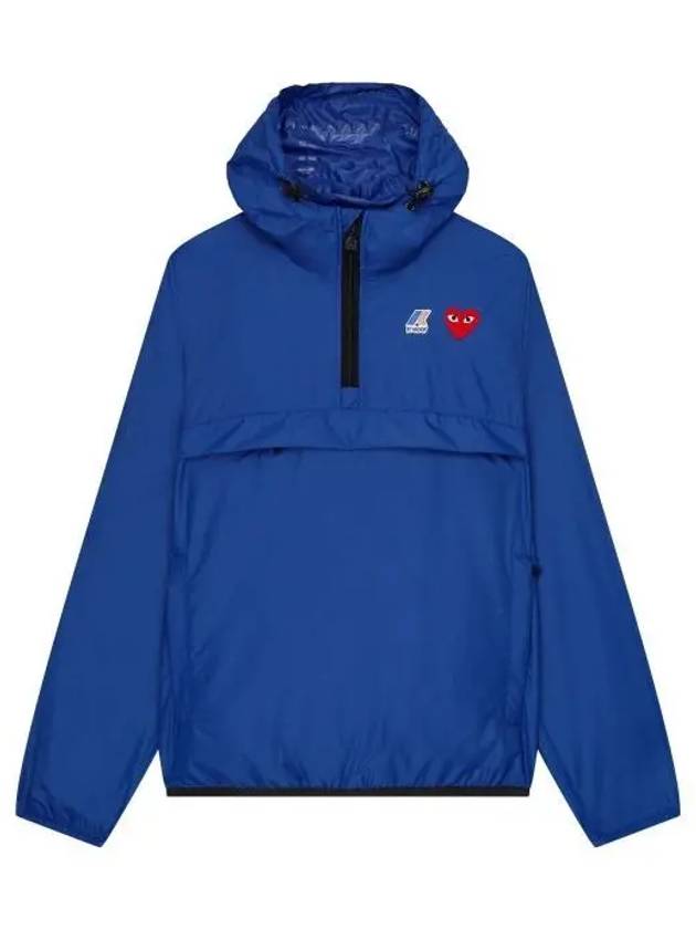 Play x Kway Le Bray 3 0 Hooded Jacket P1 J502 2 Blue - COMME DES GARCONS - BALAAN 2