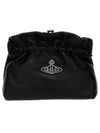 Eva Nappa Leather Shoulder Bag Black - VIVIENNE WESTWOOD - BALAAN 2