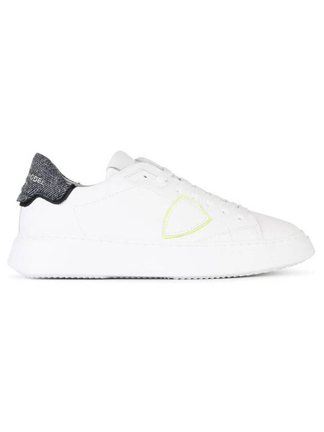 Philippe Model 'Temple' White Leather Sneakers - PHILIPPE MODEL - BALAAN 1