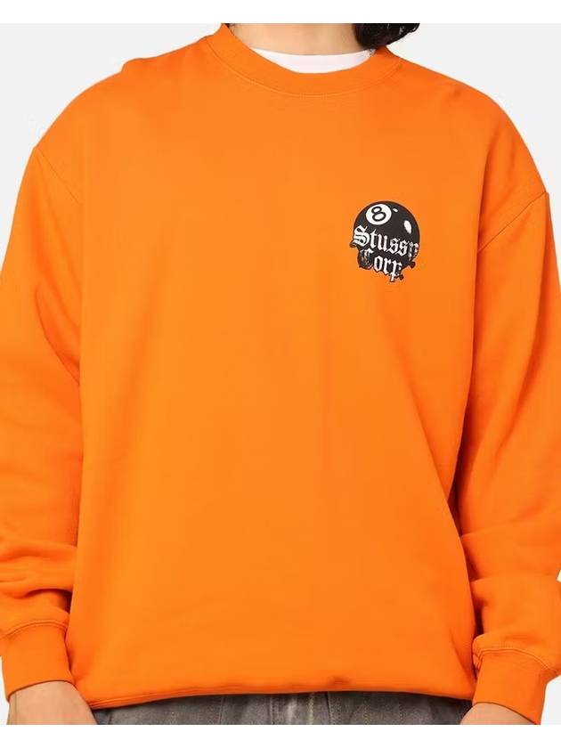 AU Australia 8BALL CORP Fleece Sweatshirt ST024W1204 Coral MENS - STUSSY - BALAAN 3