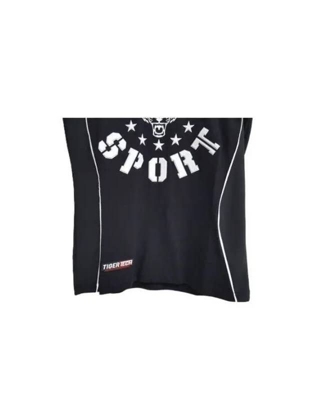 Sports Cotton Short Sleeve T-Shirt Black - PHILIPP PLEIN - BALAAN 3