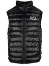 Logo Print Padded Vest Black - EMPORIO ARMANI - BALAAN 2