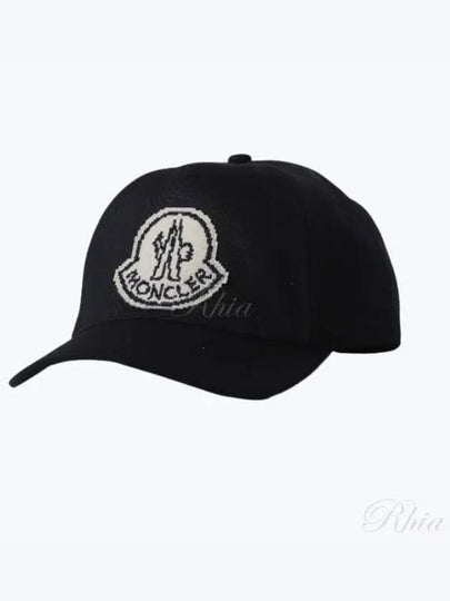 Logo Patch Ball Cap Black - MONCLER - BALAAN 2