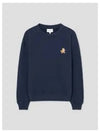 Speedy Fox Patch Comfort Sweatshirt Navy - MAISON KITSUNE - BALAAN 2