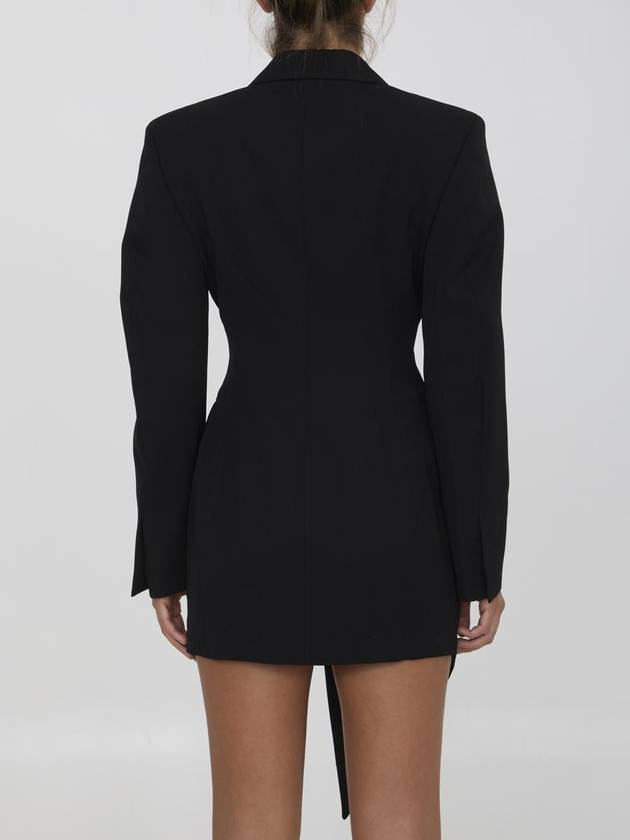 Asymmetric Minidress Blazer In Wool - ALEXANDER WANG - BALAAN 4