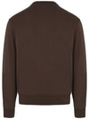 Stretch Fleece Crew Neck Sweatshirt Brown - CP COMPANY - BALAAN 3