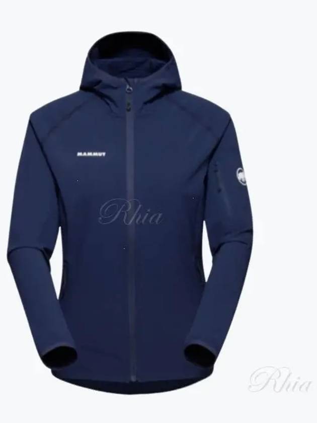 Women's Madris Light ML Hooded Jacket Navy - MAMMUT - BALAAN 2