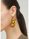 Gold Single Statue Pop Earring - MARNI - BALAAN 6