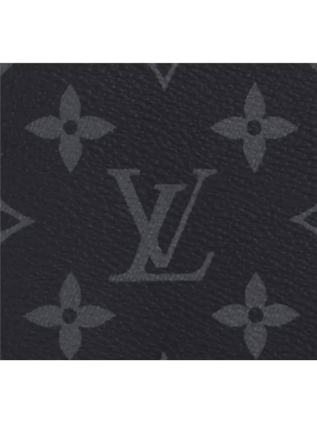 Slender Monogram Eclipse Half Wallet Black - LOUIS VUITTON - BALAAN 6