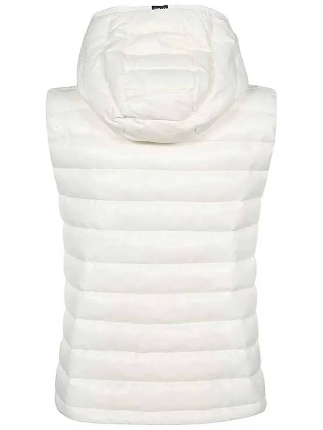 AGRI Logo Patch Hooded Padded Vest White VDDV90231K0001 WHS - DUVETICA - BALAAN 3