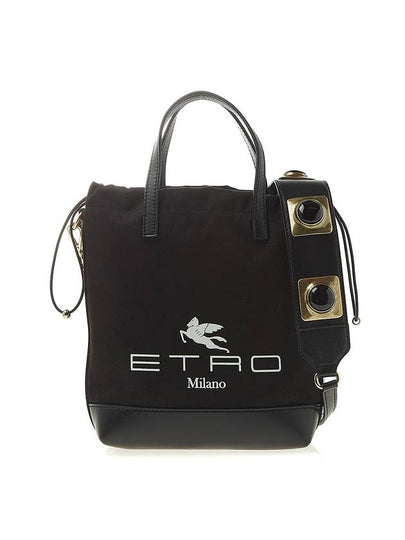 Logo Bucket Bag Black - ETRO - BALAAN 2