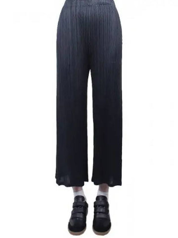 Women s Pleated Please Pants Dark Gray JF135 17 1120697 - ISSEY MIYAKE - BALAAN 1