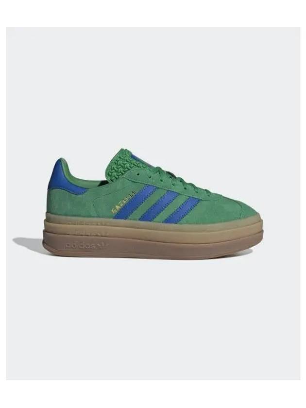 Gazelle Bold Suede Low Top Sneakers Green - ADIDAS - BALAAN 2